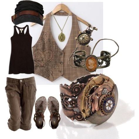 throw it together Everyday Steampunk, Steampunk Outfits, Casual Steampunk, Moda Steampunk, Steampunk Costumes, Steampunk Inspiration, Mode Steampunk, Steampunk Ideas, Steampunk Goth