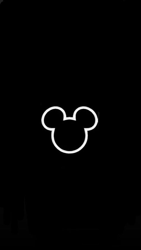 Black Disney Icon, Mickey Mouse Icons Aesthetic, Mickey Mouse Wallpaper Black, Aesthetic Mickey Mouse, Wallpaper Mickey Mouse, Pc Drawing, Mickey Mouse Background, Mickey Mouse Icon, Bridge Wallpaper