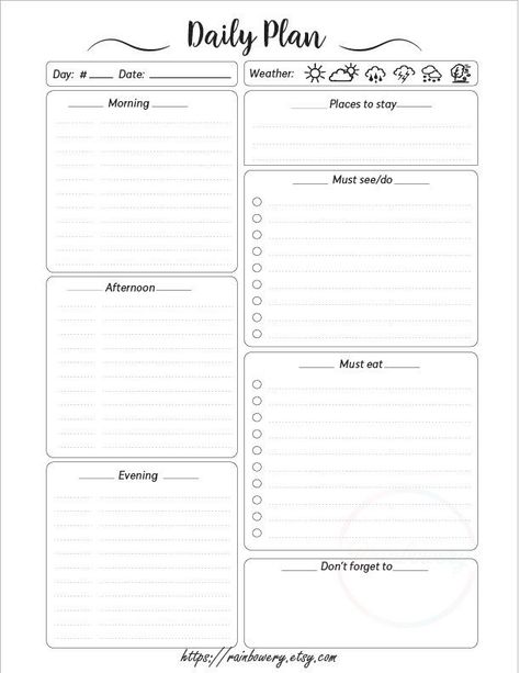 20 Vacation Planner Template – Simple Template Design Itinerary Template Free, Vacation Planner Template, Travel Itinerary Planner, Itinerary Planner, Everyday Planner, Bullet Journal Printables, Weekly Planner Template, Daily Planner Pages, Holiday Planner