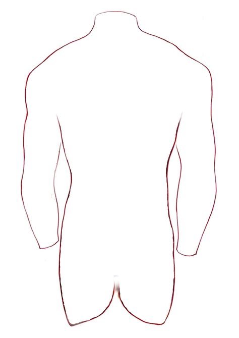 Body Outline Template For Tattoo, Body Templates For Tattoo, Back Outline Template For Tattoo, Body Outline For Tattoo Placement, Body Template For Tattoos, Arm Outline Template For Tattoo, Leg Stencil, Tattoo Templates Stencil, Tattoo Body Template