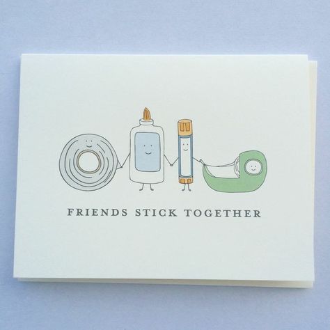 Make A Friend, Punny Cards, Cute Puns, Pun Card, Bday Cards, School Memes, Birthday Cards Diy, Cards For Friends, Diy Birthday Gifts