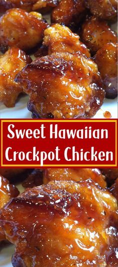 Hawaiian Crockpot Chicken, Crockpot Chicken Recipe, Hawaiian Crockpot, Sweet Hawaiian Crockpot Chicken Recipe, Crockpot Dishes, Think Food, Crockpot Recipes Slow Cooker, Crock Pot Cooking, Chicken Dishes Recipes