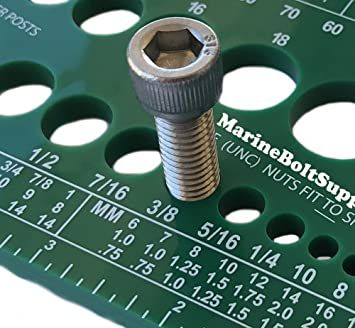 Marine Bolt Supply Nut, Bolt & Screw Gauge (Standard & Metric) (Coarse & Fine) Diameter, Length & Thread Pitch (Green): Amazon.com: Tools & Home Improvement Screw Gauge, Metal Fabrication Tools, Fabrication Tools, Engineering Tools, Nut Bolt, Electrical Projects, Screws And Bolts, Construction Tools, Garage Tools