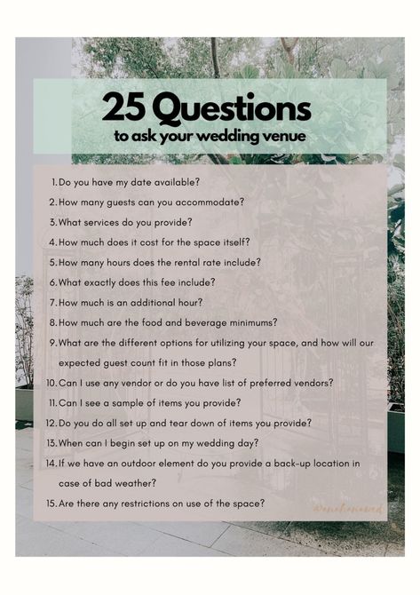 You've set your wedding date, and now the search for the perfect venue begins! Choosing the right location is a crucial step in bringing your dream wedding day to life.  This week's #ahwedding101 offers some essential questions to ask, ensuring you find the ideal spot to say "I do" 😎💒 #ahwedding101 #wedding #weddingplanning #weddingguide #weddingplanner #wedding101 #marriage #weddingflowers #florals 
.#WeddingPlanning #BrideToBe #WeddingInspiration #EventPlanning #DreamWedding Picking Wedding Venues, What To Ask Venues For Wedding, How To Pick Wedding Venues, Questions To Ask A Wedding Venue Brides, Questions For Venue Wedding, Things To Ask Wedding Venues, Wedding Questions Planning, How To Pick A Wedding Theme, Questions To Ask When Touring Wedding Venues