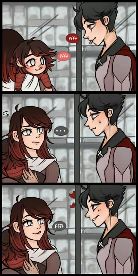 I love this so much Couple Comics, Rwby Funny, Couple Funny, Rwby Memes, Rwby Characters, Rwby Comic, Cute Couple Comics, Couples Comics, Rwby Fanart