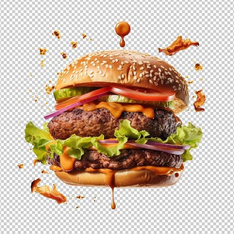 Flying big hamburger flat lay white back... | Premium Psd #Freepik #psd #food #fresh #fast #lunch Big Hamburger, Poster Burger, Creative Advertising Design, Fast Lunch, Graphic Design Elements, Drawing Digital, Event Food, Food Fresh, Presentation Template Free