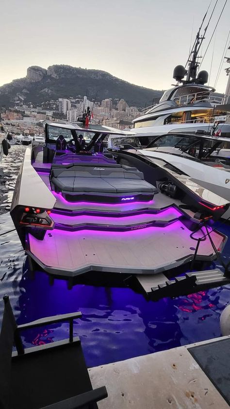 Lamborghini Boat, Lamborghini Yacht, Monaco Cars, Luxury Purchases, Dream Yacht, Yacht Aesthetic, Monaco Yacht, Yatch Boat, Best Yachts