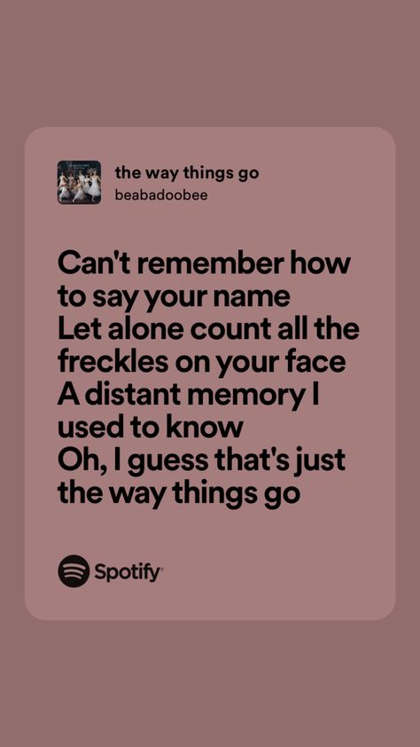 the way things go lyrics by beabadoobee The Way Things Go Beabadoobee Lyrics, Beabadoobee The Way Things Go, Beabadoobee Lyrics Aesthetic, Beabadoobee Song Lyrics, The Way Things Go Beabadoobee, Lyrics Beabadoobee, Beabadoobee Lyrics, Bea Core, Beabadoobee Music