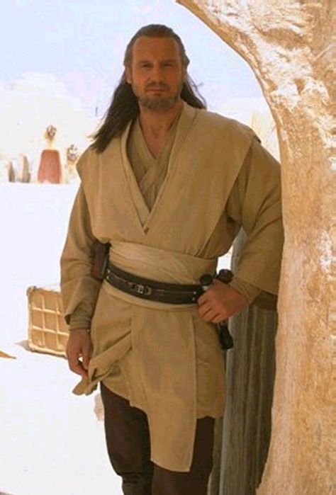 Green Lightsaber, Jedi Robes, Jedi Tunic, Kane Wwe, Qui Gon Jinn, Jedi Cosplay, Jedi Robe, Jedi Costume, Grey Jedi