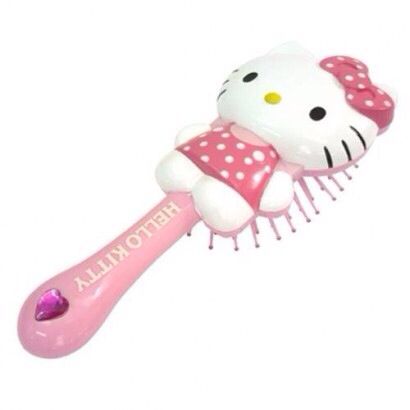 Hello Kitty Hairbrush Hello Kitty Hair Brush, Hello Kitty Hairbrush, Hbd Cake, Princess Lifestyle, School Stickers Labels, Dream Vanity, Pink Sanrio, Cute Hello Kitty, Y2k Accessories