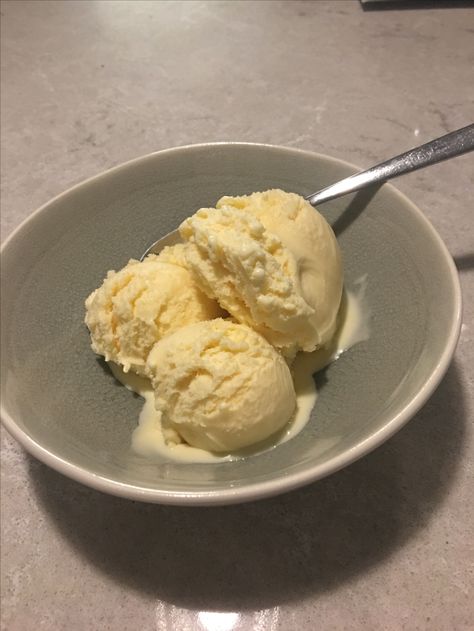 Homemade French Vanilla using Kitchenaid Icecream bowl 🍨♥️ Sugar Swaps, Cream Aesthetic, Ice Cream Bowl, French Vanilla, Vanilla Ice, Food Snapchat, Vanilla Ice Cream, Ice Cream Scoop, Amazon Finds