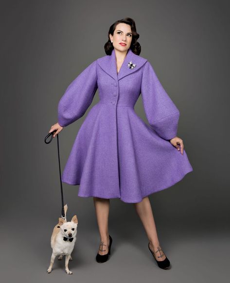 Gretchen “Gertie” Hirsch on Instagram: “It’s here! The Princess Coat is now available for preorder in print and PDF at the link in my profile. (And today is Hattie’s modeling…” Garment Sewing, Princess Coat, Sewing Clothing, Dress Art, Jacket Pattern Sewing, Tailored Coat, Full Skirts, Cup Sizes, Older Fashion