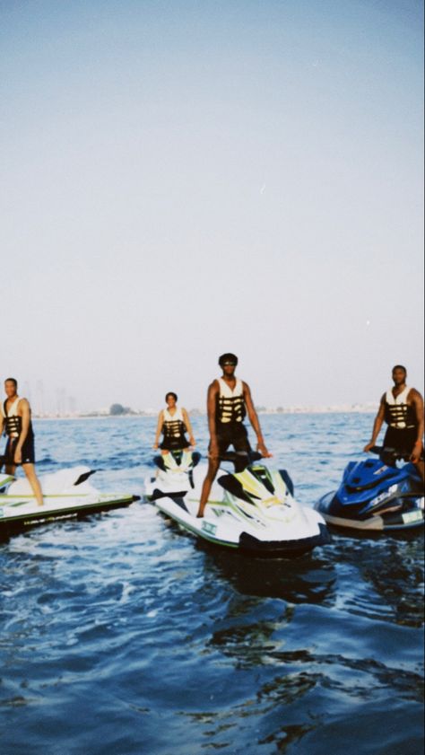 Jetski Photoshoot, Jetski Pictures Men, Jetski Aesthetic, Jetski Aesthetic Couple, Jetskis And Boats, Dubai Jetski, Couples On Jetski, Dubai Jet Ski, Jetski Sunset