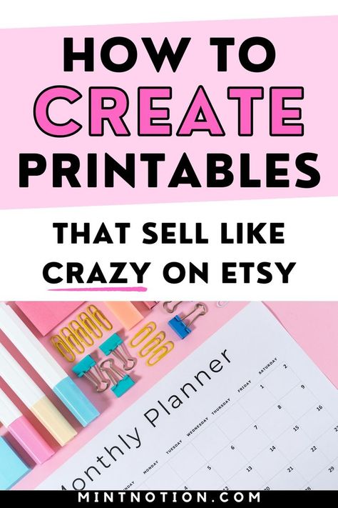 How to Sell Printables on Etsy Create And Sell Printables, Digital Etsy Ideas, Canva Printable Templates, How To Make Templates To Sell On Etsy, How To Start A Printable Business, Pdf Ideas To Sell, Digital Selling On Etsy, How To Start A Digital Download Business, Selling Pdfs On Etsy