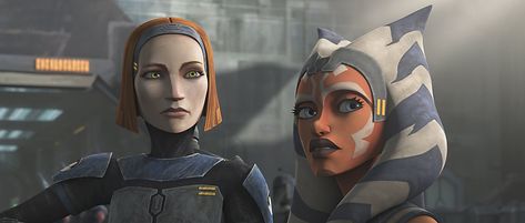 Ahsoka And Bo Katan, Bo Katan, Katee Sackhoff, Matt Lanter, Star Wars Watch, Star Wars The Clone Wars, Star Wars Cake, Star Wars Ahsoka, Star Wars Drawings