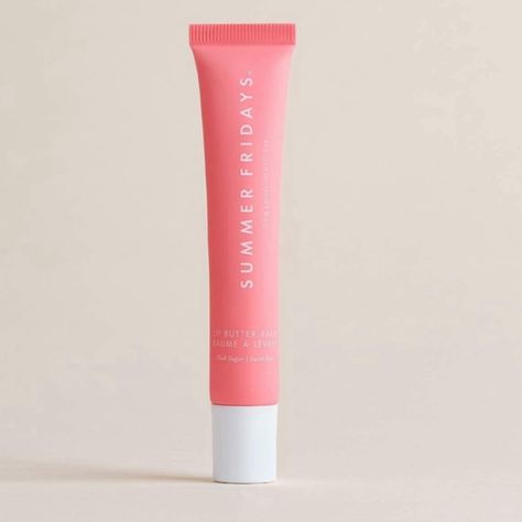 Brand New Summer Fridays Lip Balm- In Shade Pink Sugar, Only Opened For Show! Friday Lip Balm, Summer Fridays Butter Balm, Summer Fridays Pink Sugar, Summer Fridays Lip Balm, Preppy Wishlist, Summer Fridays Lip, Summer Friday, Preppy Makeup, Dior Addict Lip Glow