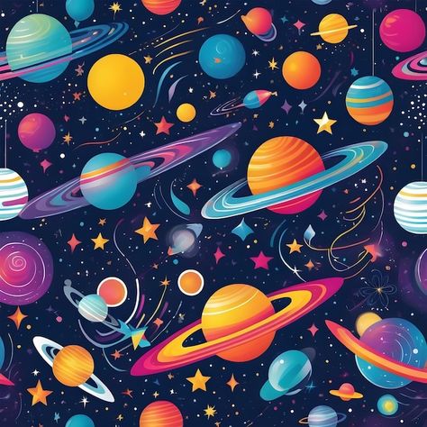 Galaxy Cartoon, Cartoon Space Aesthetic, Galaxy Cartoon Wallpaper, Galaxy Vector, Cosmos Illustration Galaxies, Galaxy Vector Illustration, Notebook Labels, Andy Warhol Pop Art, Space Illustration