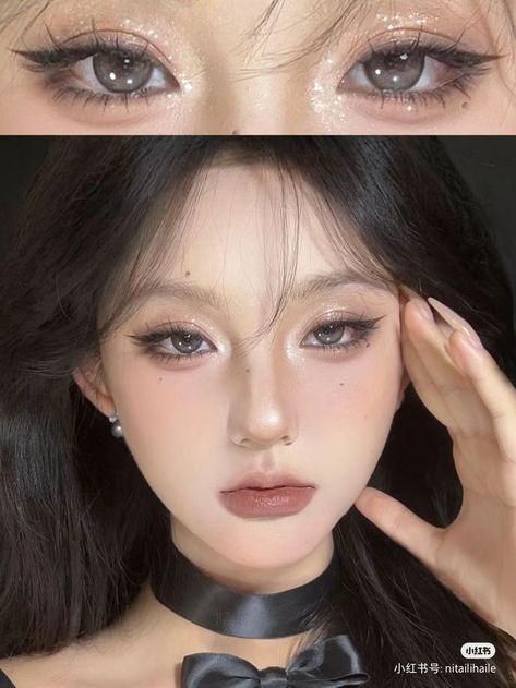 Anime Style Eyes, Makeup Ide, Makeup Layout, Butterfly Woman, Korean Natural Makeup, Angel Makeup, Realistic Eyes, Korean Makeup Look, Soft Makeup Looks