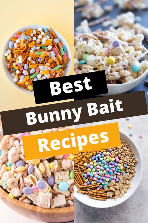 TOP 10 BUNNY BAIT RECIPES FOR EASTER SNACKS Easter Trail Mix, Bunny Bait Recipe, White Chocolate Snack Mix, Maple Fudge Recipes, Easter Snack Mix, Chocolate Snack Mix, Melting Potatoes Recipe, Recipes For Easter, Easter Snack