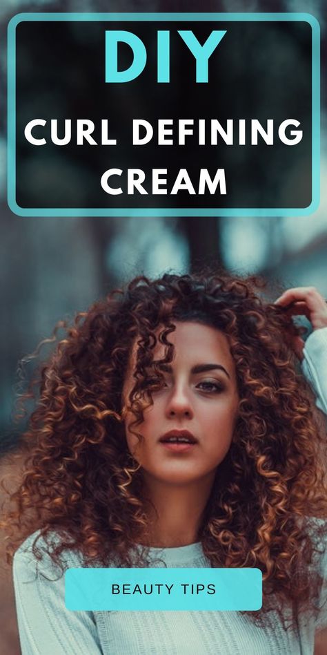 Wavy Or Curly Hair, Diy Curls, Natural Hair Diy, Diy Cream, Curl Defining, Curl Defining Cream, Hair Diy, Natural Hair Care Tips, Curly Girl Method