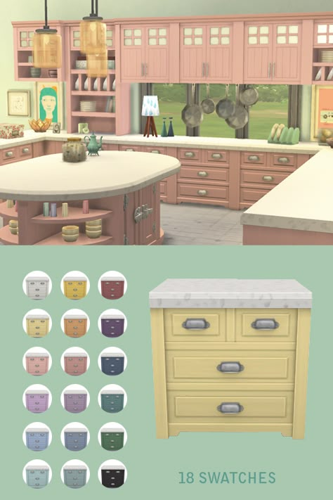 Sims 4 Maxis Match Recolor, Sims 4 Parenthood Recolor, Kitchen Cc Sims 4 Maxis Match, Sims 4 Recolors Furniture, Sims 4 Recolors Base Game, Parenthood Kitchen, Sims 4 Kitchen Cc Maxis Match, Ts4 Kitchen Cc, Sims 4 Recolors