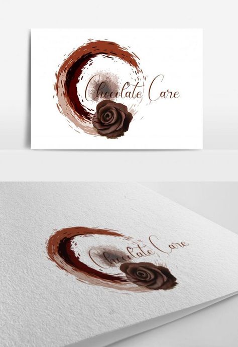 Creative Chocolate Watercolor Logo Design Idea .#pikbest#Templates#Others#Others Chocolate Brand Logo Ideas, Chocolate Logo Ideas, Chocolate Logo Design Ideas, Chocolate Logo Design, Chocolate Watercolor, Chocolate Names, Creative Chocolate, Watercolor Logo Design, Dog Logo Design