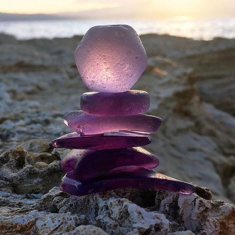 Purple Shell Aesthetic, Colour Magick, Glass Wings, Balancing Stones, Stacked Stones, Motion Wallpapers, Colourful Wallpaper Iphone, Algonquin Park, Sea Glass Colors