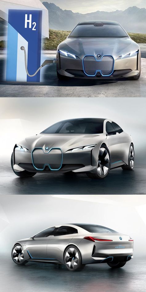 BMW Refuses To Give Up On Hydrogen. Another type of electric car exists. Hydrogen Powered Cars, Hydrogen Engine, Hydrogen Car, Bmw Electric, Electric Car Concept, Electric Car Charging, Fuel Truck, Hydrogen Fuel Cell, Green Electric