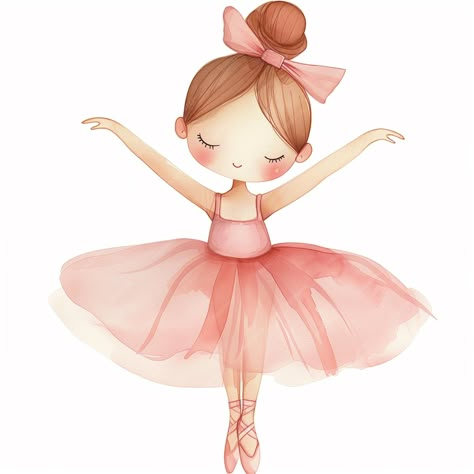 Ballerina Cartoon, Dancer Illustration, Ballerina Illustration, Ballerina Clipart, Ballerina Drawing, Dress Topper, Ballerina Art, Ballerina Party, Photo Frame Design