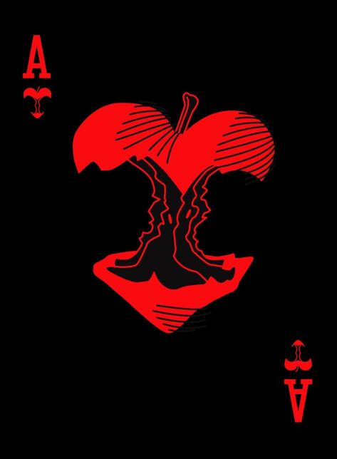 Cool Playing Cards, Unique Playing Cards, Ace Card, Playing Cards Art, Horsemen Of The Apocalypse, Playing Cards Design, Ace Of Hearts, 카드 디자인, Art Carte