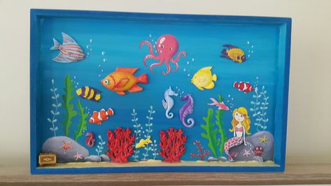 Sense Organs Chart, Easy Kids Art Projects, Sense Organs, Under The Sea Animals, Ocean Day, Puppet Making, Sea Animals, Kids Art Projects, Projects For Kids