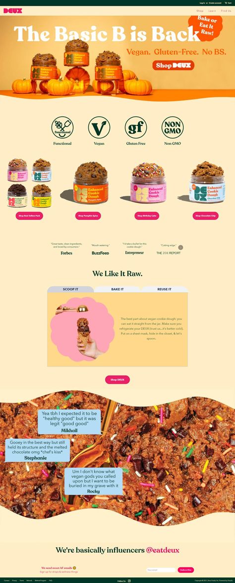 Cookie Website, Ecommerce Web Design Layout Inspiration, Cookie Website Design, Service Website Design, Korean Website Design, Food Web Design Inspiration, Pastry Website, Cake Website Design, Bakery Website Design