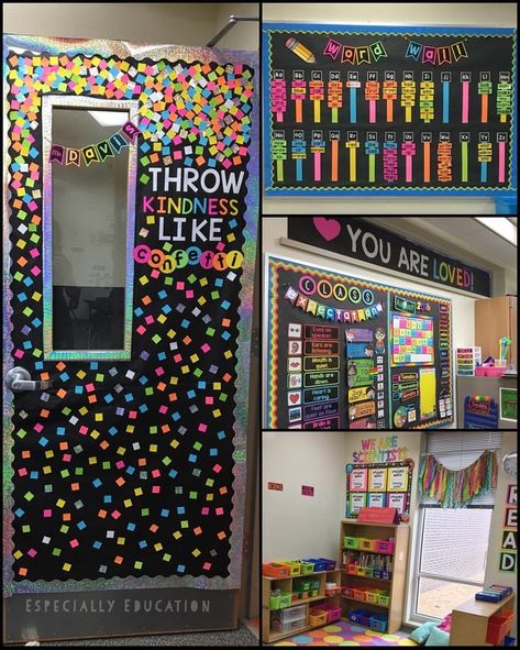 See this Instagram photo by @especiallyeducation • 218 likes Esol Classroom, Classroom Decoration Ideas, Kindness Club, Classroom Prep, Read 180, Preschool Room, Diy Classroom Decorations, Classroom Doors, Prek Classroom