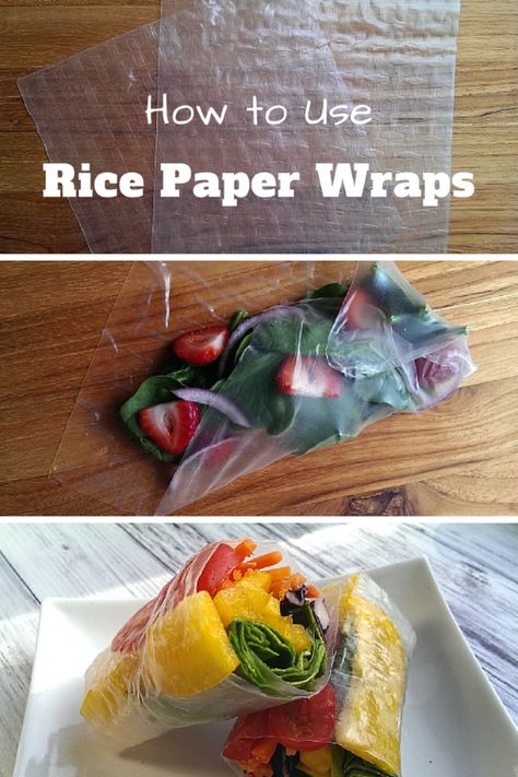 The Secret to Eating Salad With Your Hands :: YummyMummyClub.ca How To Use Rice Paper Wraps, Superfood Meals, Using Rice Paper, Healthy Spring Rolls, Rice Paper Recipes, Rice Paper Wraps, Dude Food, Rice Paper Wrappers, Lenten Recipes