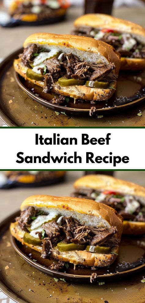 Need ground beef recipes for dinner? This Italian beef sandwich recipe is a must-try. One of the best beef sandwiches recipes, it’s simple and delicious. Enjoy this easy ground beef recipe! Beef Sandwich Ideas, Italian Beef Crockpot, Italian Beef Sandwich, Beef Sandwich Recipes, Italian Beef Sandwiches, Beef Sandwiches, Recipe Italian, Italian Sandwich, Sandwich Ideas