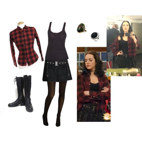 "Jade West" by manson-luv on Polyvore Jade West Outfits, Black Inspired Outfits, Jade Outfits, Jade West Style, Twilight Outfits, Vampire Clothes, Jade West, Liz Gillies, Cute Dresses For Party