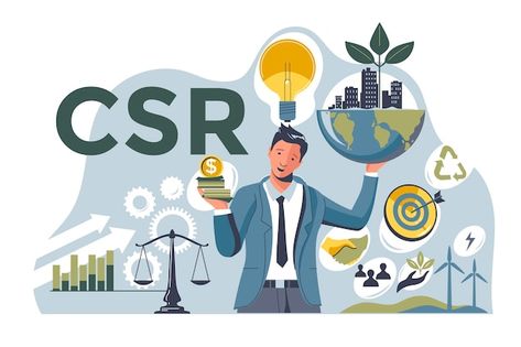 Flat illustrated csr concept | Free Vector #Freepik #freevector #csr #social-responsibility #responsible #organization Social Responsibility Illustration, Responsibility Illustration, Corporate Social Responsibility, Social Responsibility, Graphic Resources, No Response, Vector Free, How To Draw Hands, Kids Rugs