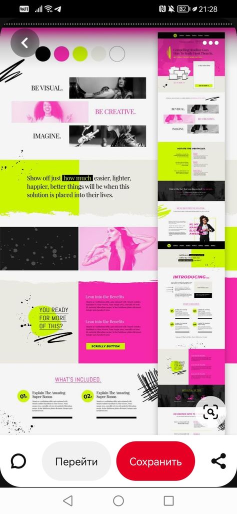 Edgy Website Design, The Renegades, Sales Funnel Template, Mises En Page Design Graphique, Colorful Website, Branding Mood Board, Portfolio Web Design, Website Design Layout, Brand Color Palette