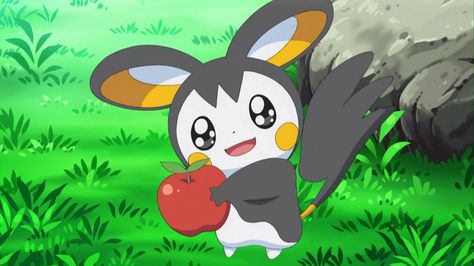 Day 23: A Pokemon that Reminds Me of a Friend: Emolga, one of Leslie's favorites. Pokemon Emolga, Pokemon Amv, Solgaleo Pokemon, Pokemon Backgrounds, Cute Pokemon Pictures, Pokémon Master, Cute Pokemon Wallpaper, Pokemon Teams, All Pokemon