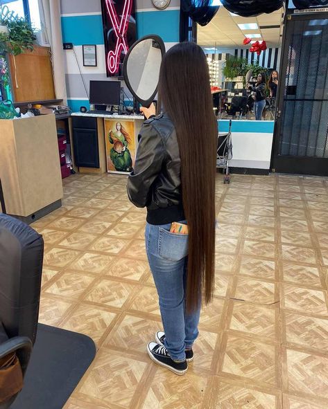 Knee Length Hair, Donate Hair, Donating Hair, Long Hair Models, Extremely Long Hair, Long Hair Pictures, Really Long Hair, All Hairstyles, Long Black Hair