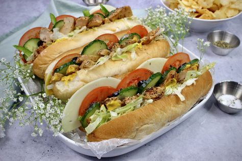 Chicken Teriyaki Subway Sandwich - Flavored By Fatima Chicken Teriyaki Subway, Chicken Teriyaki Sandwich, Sweet Onion Chicken, Teriyaki Sandwich, Teriyaki Chicken Sandwich, Subway Chicken, Subway Sandwich, Teriyaki Glaze, Marinating Chicken Breast