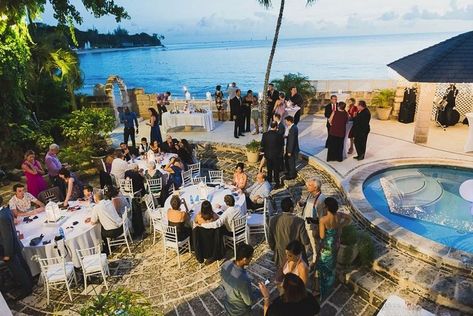 6 Barbados Destination Wedding Venues for a Stunning Island Celebration - WeddingWire Wedding Centerpieces Beach, Balcony Wedding, Barbados Villas, Vegas Wedding Venue, Barbados Wedding, Lanterns Wedding, Barbados Beaches, Las Vegas Wedding Venue, Beachfront Wedding