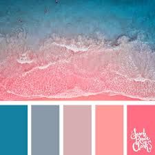 25 Summer Color Palettes | Inspiring color schemes by Sarah Renae Clark Pantone Art, Coral Colour Palette, Summer Color Palettes, Sunset Color Palette, Kids Room Paint, Color Schemes Colour Palettes, Color Palette Pink, Beach Color, Room Paint Colors