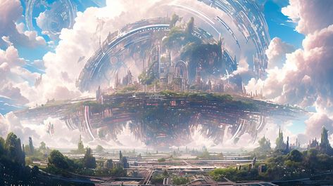 Future world sky city background#pikbest#Backgrounds Sky City Fantasy Art, Fantasy Sky City, City Fantasy Art, World Background, Fantasy Backgrounds, Sky City, Cloud City, Future World, City Sky