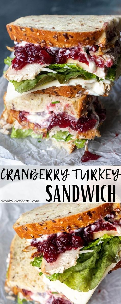 This Leftover Turkey Sandwich with Cranberry is the day after Thanksgiving on a plate. A Thanksgiving Sandwich made simply with leftovers. Cranberry Turkey Sandwich, Leftover Turkey Sandwich, Turkey Sandwich Thanksgiving, Thanksgiving Sandwich, Turkey Sandwiches Recipes, Cranberry Turkey, Day After Thanksgiving, Sandwhich Recipes, Best Sandwich Recipes