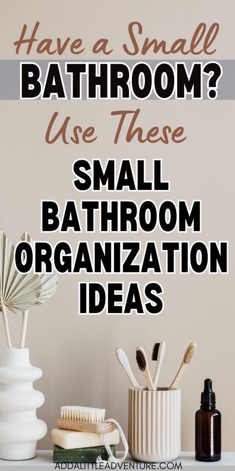 Bathroom Organization Ideas for Small Bathrooms Organization Ideas Bathroom, Small Bathroom Organization Ideas, Ideas For Bathrooms, Bathroom Organization Ideas, Ideas For Organizing, Bathroom Storage Hacks, Ideas For Small Bathrooms, Small Bathroom Organization, Creative Bathroom