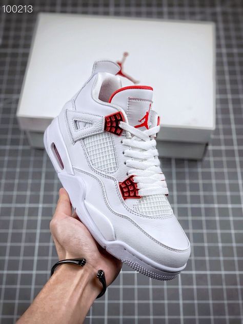 Air Jordan 4 Retro Metallic Red - BQ7669-112 Size: 40 40.5 41 42 42.5 43 44 44.5 45 46 47.5 Jordan 4 Metallic Red, Jordan 4 Retro Metallic, Air Dior, Jordan 4 Red, Jordan Shoes Retro, Nike Jordan Retro, Retro 4, Jordan 4 Retro, Air Jordan 4