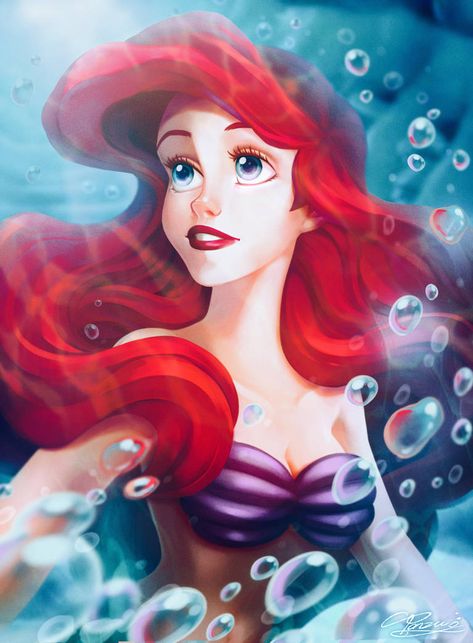 Princesa Ariel Disney, Princesas Disney Anime, Character Design Cartoon, Ariel Disney, Ariel Mermaid, Wallpaper Disney, Disney Princess Drawings, Disney Princess Ariel, Princess Drawings