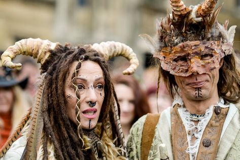 Glastonbury Beltane celebrations – in pictures Scotland Clothes, Solstice Festival, Folk Horror, International Workers Day, Celtic Festival, Glastonbury Festival, May Day, Beltane, Summer Solstice