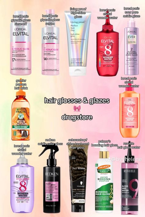 Hair And Skin Vitamins, Drugstore Hair Products, Healthy Hair Routine, Hair Gloss, Hair Growing Tips, Shampoo For Curly Hair, Hair Tips Video, Hair Solutions, Hair Essentials